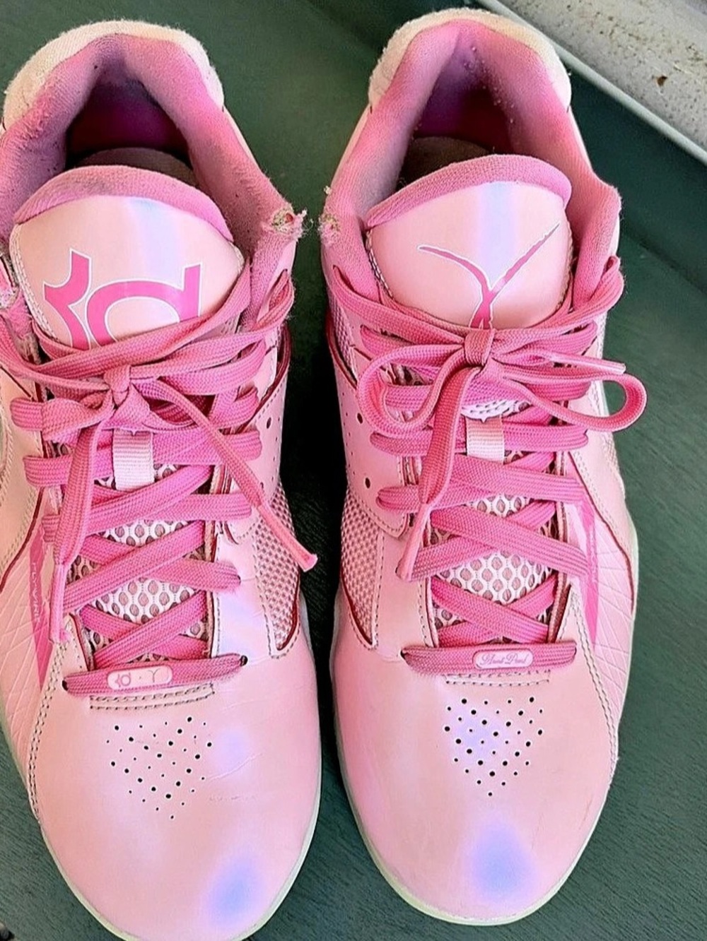 Nike KD 6 Pink & White Basketball Shoes US 8